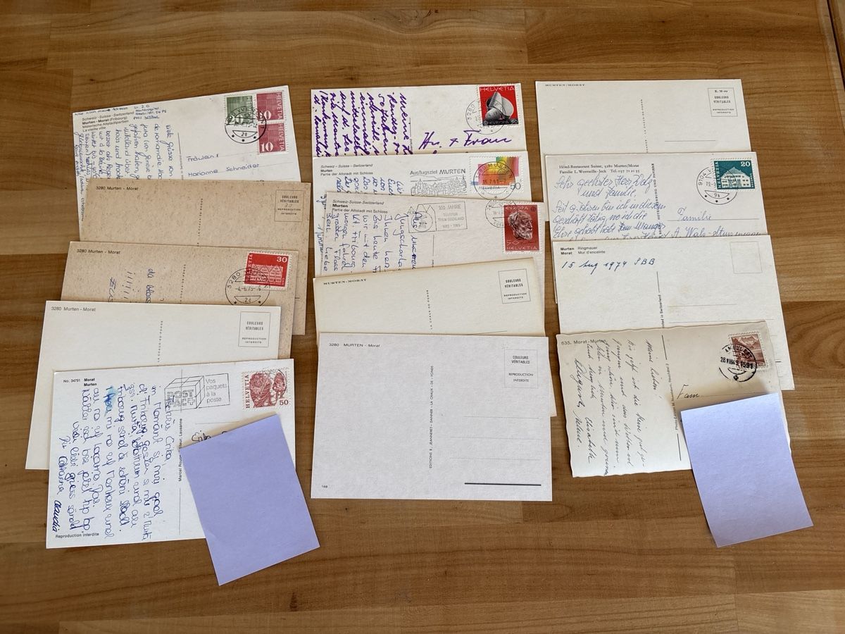 Cartoline postali: AK von Murten – Usato da Rümlang venduto da Brieftaube1 1