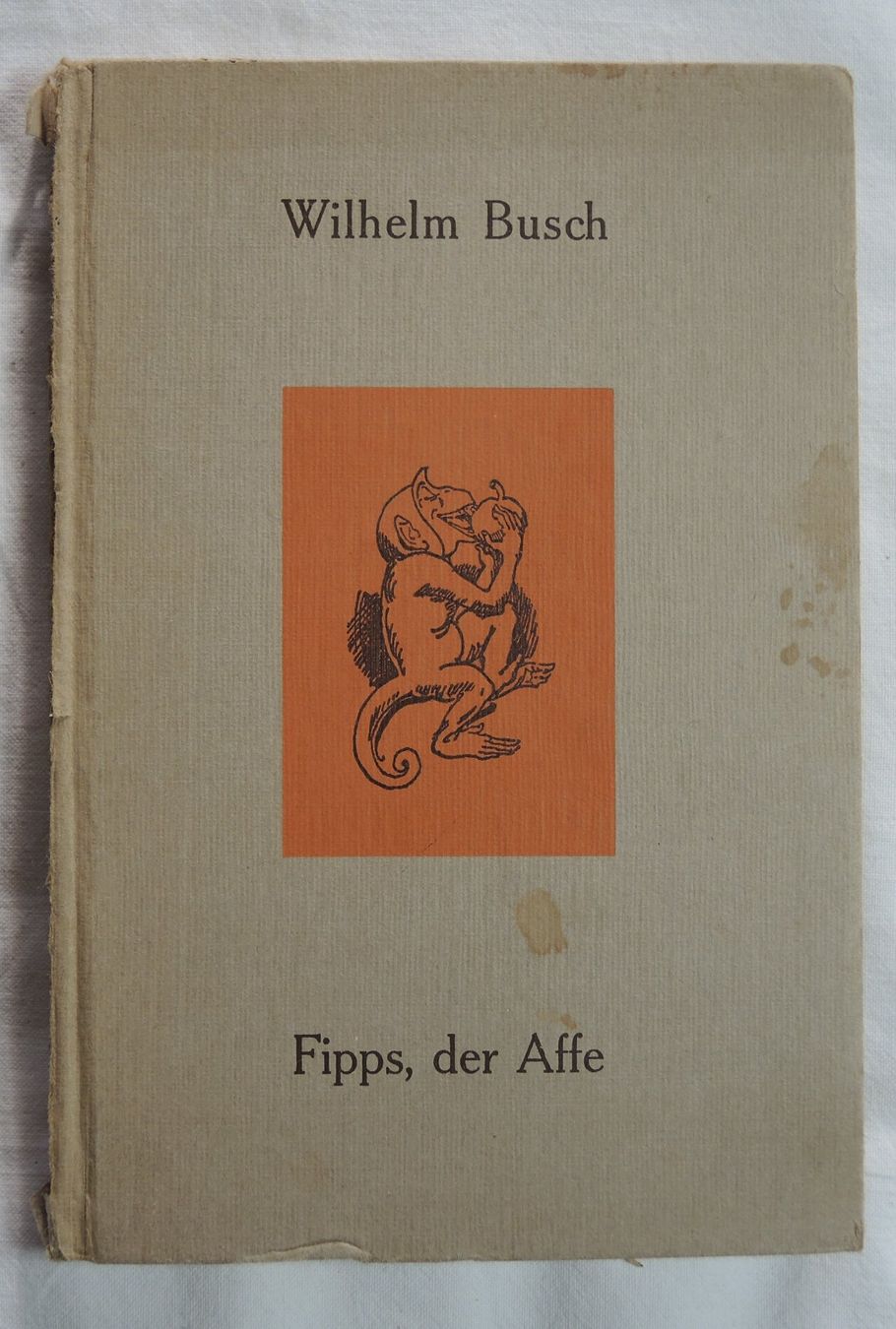 Bücher: Buch Wilhelm Busch Fipps der Affe – Defekt aus Niederried b. Kallnach von hanatim