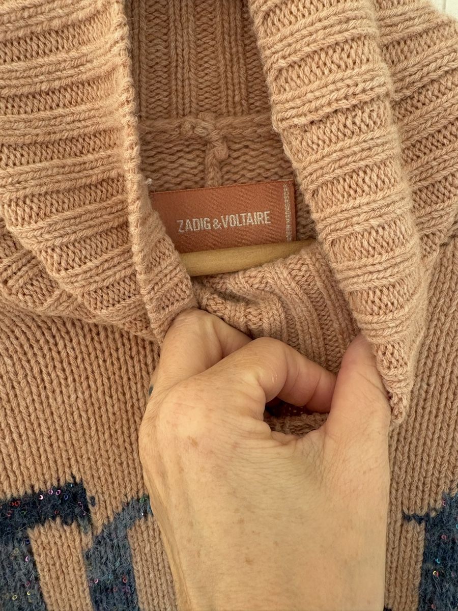 Maglioni & Felpe: Zadig&Voltaire Strickpullover Rollkragen Gr.M rosé – Usato da Zollikon venduto da Tmango 2
