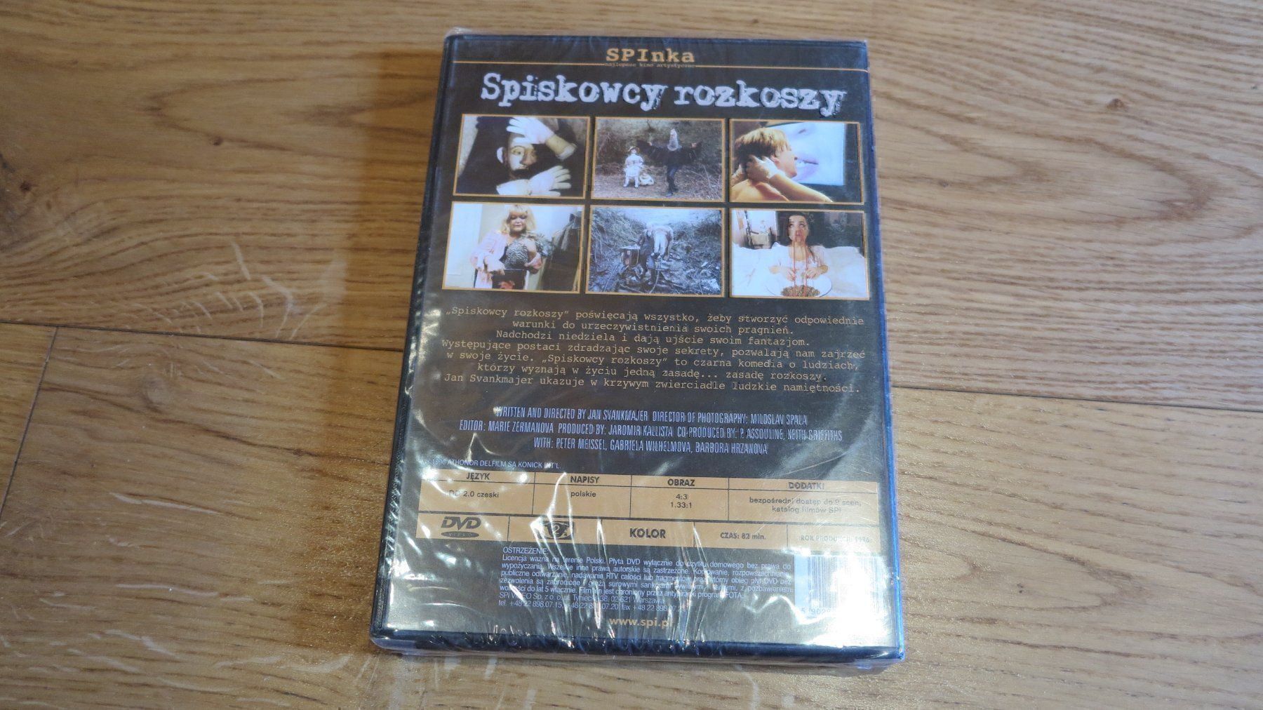Tutti i DVDs: Spiskowcy rozkoszy : Jan Svankmajer – Nuovo e nell'imballaggio originale da Bettmeralp venduto da stermei 1