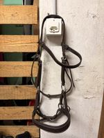 Sidepull-gebissloser Zaum aus echt Leder