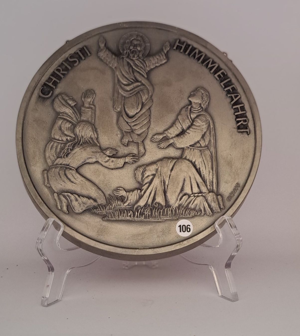 Piatti: Zinn-Reliefs "Neues Testament" 8 herrliche Teller – Nuovo (secondo la descrizione) da Sta. Maria V. M. venduto da saira2017 6