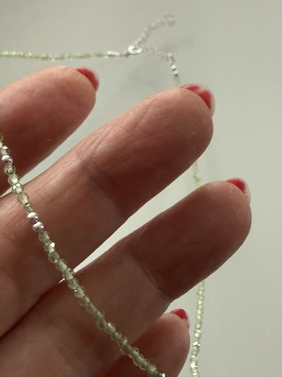 Catenine: Feine Peridot-Silber Kette 41-45 cm – Nuovo e nell'imballaggio originale da Ebikon venduto da elischka 5