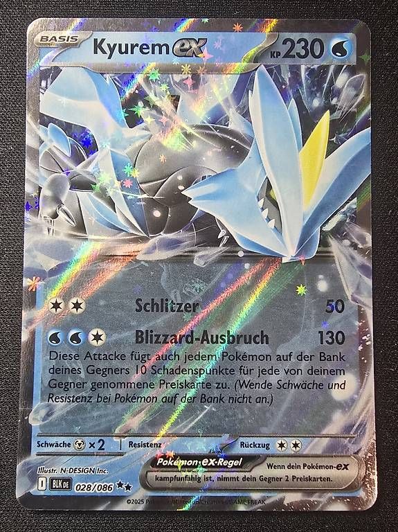 Pokémon Carte collezionabili: Pokemon Kyurem ex 028/086 Double Holo – Nuovo (secondo la descrizione) da Regensdorf venduto da E-Smiley