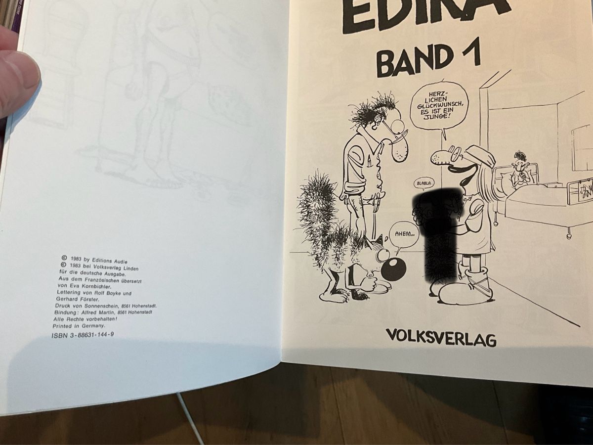 Fumetti: ÉDIKA Band 1 – Usato da Agriswil venduto da Ueli03 2