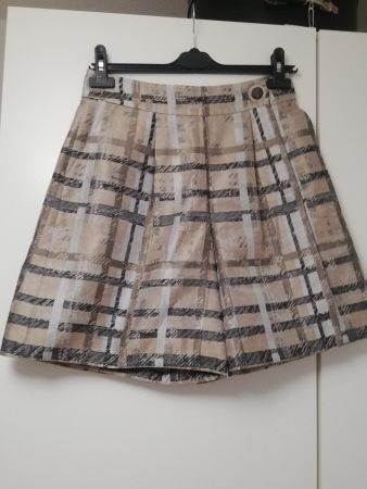 Gonna Giorgio Armani vintage, fantasia a quadri, TG. S