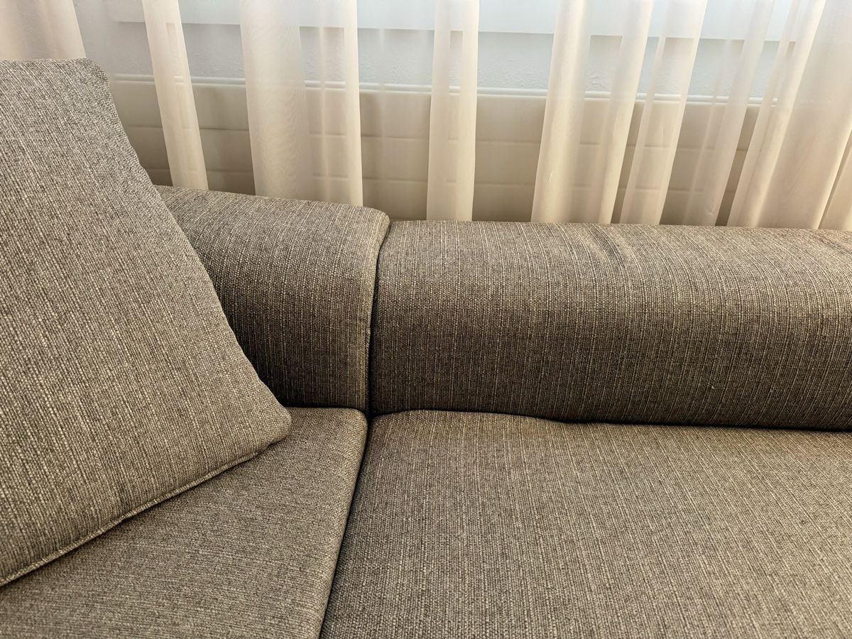 Micasa Divani: Ecksofa in Grau mit Récamiere – Usato da Greifensee venduto da regards123 6