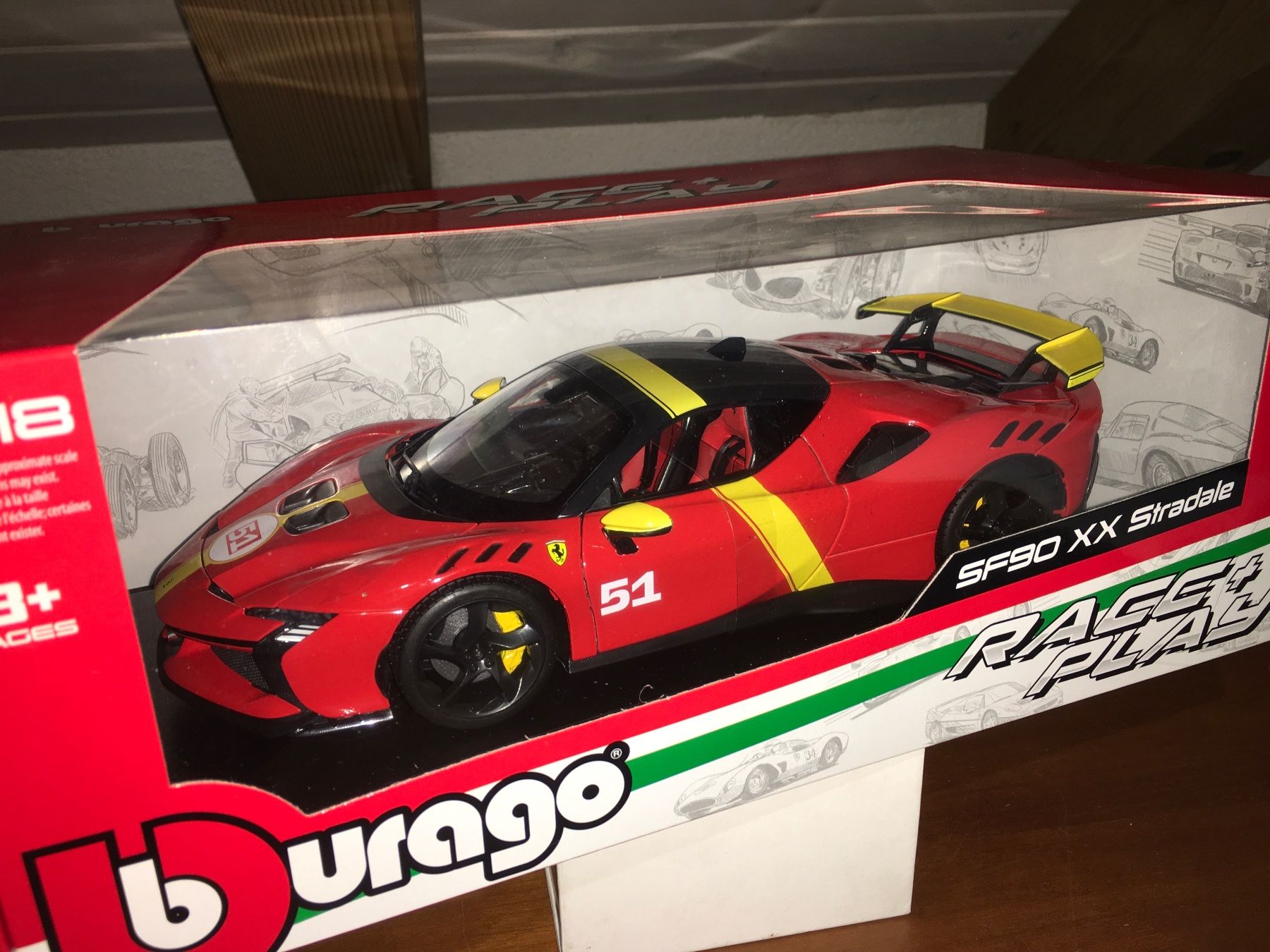 Ferrari Modellini d'auto: Ferrari SF90 XX Stradale 1/18 – Nuovo e nell'imballaggio originale da Wohlen AG venduto da PrivatSammlung 1