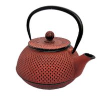 Arare théière fonte rouge Gusseisen-Teekanne rot 800ml Japan