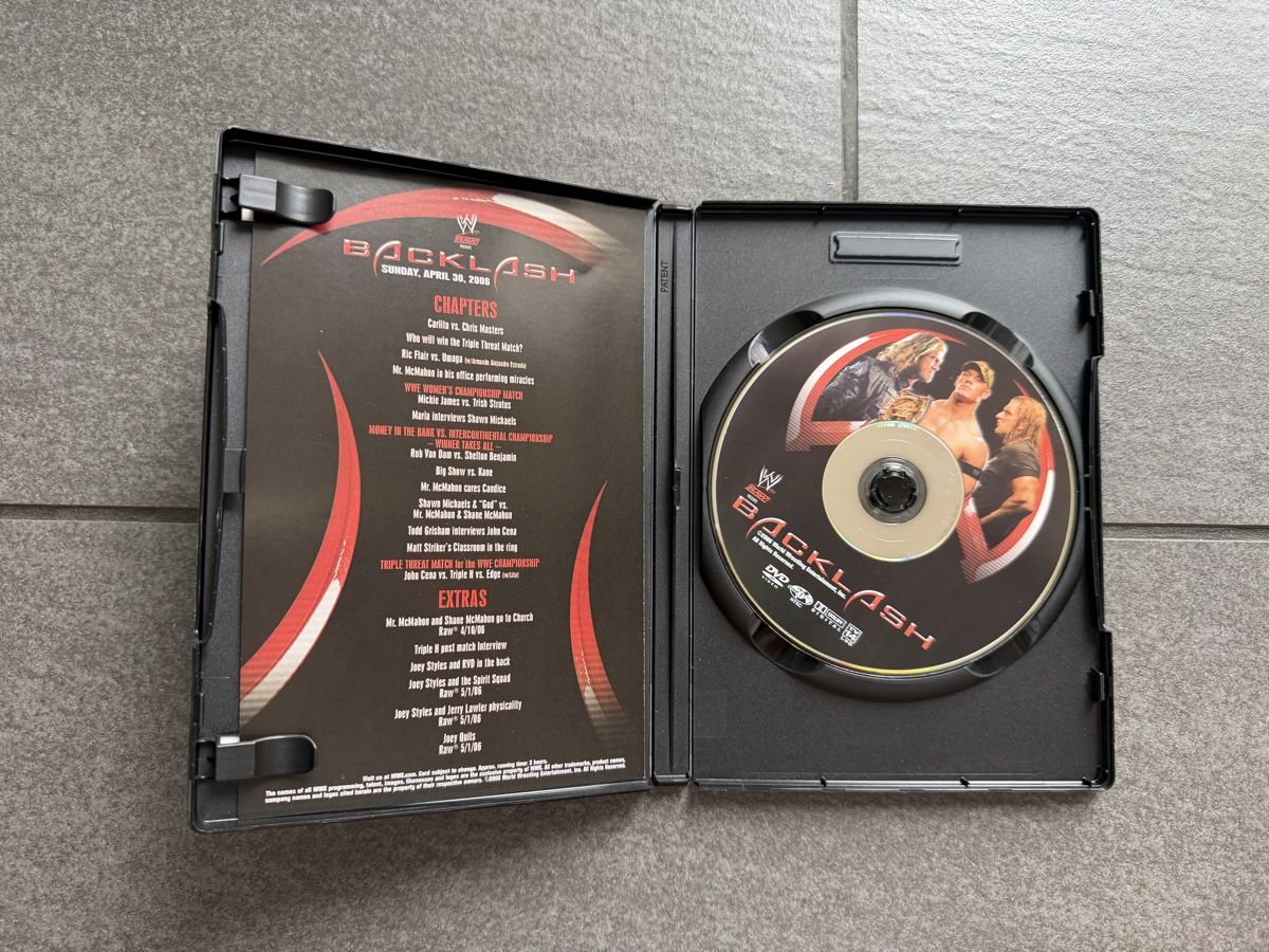 Alle DVDs: DVD WWE Backlash 2006 – Gebraucht aus Zürich von cENS0R 2