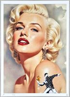 Death NYC Ltd Pop Art Druck " Banksy Flower Thrower Monroe