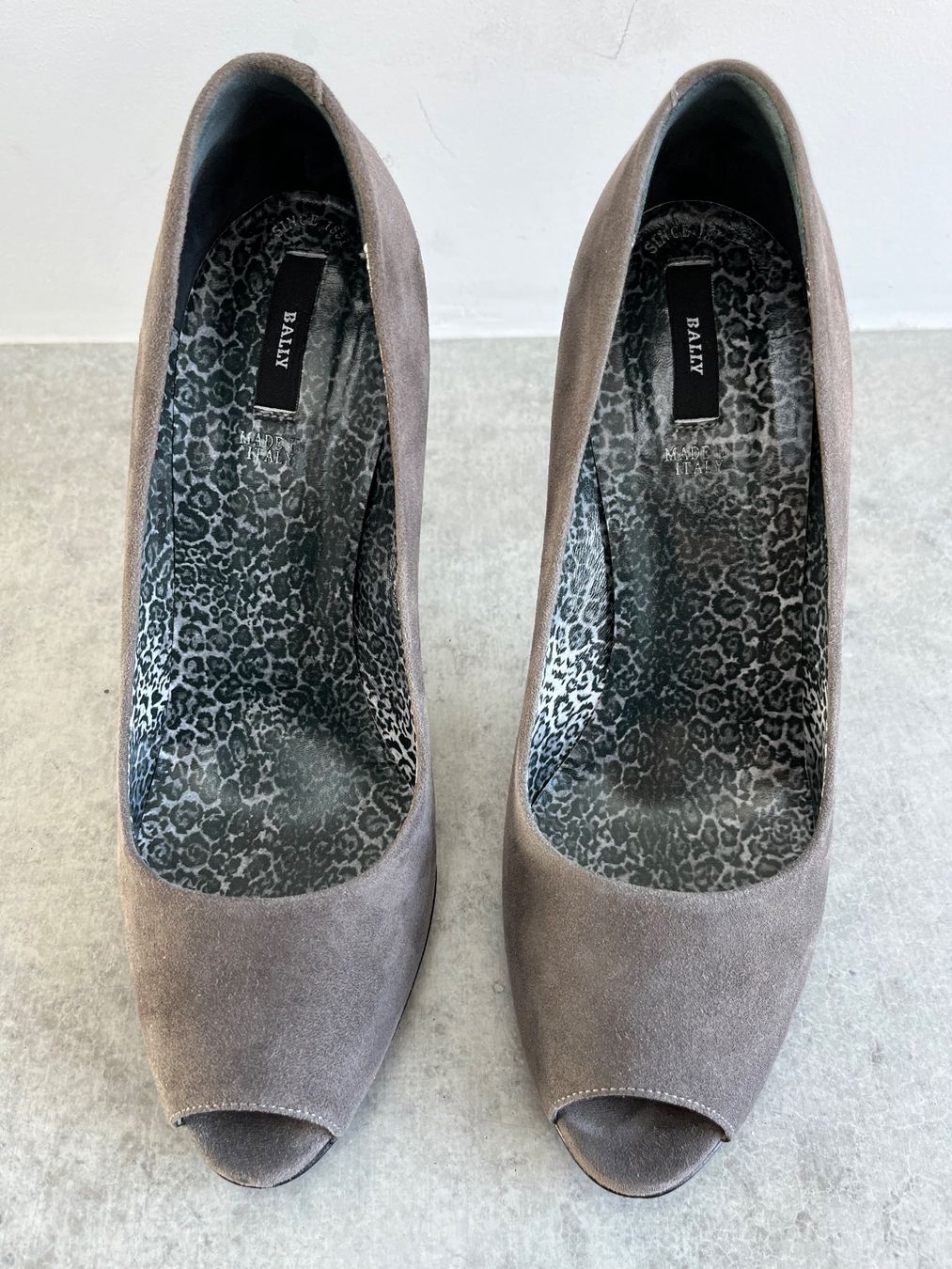 Bally Scarpe da donna: BALLY Peeptoes Pumps grau Gr. 38.5, NP: 525.- – Nuovo (secondo la descrizione) da Zollikofen venduto da spunk65 5
