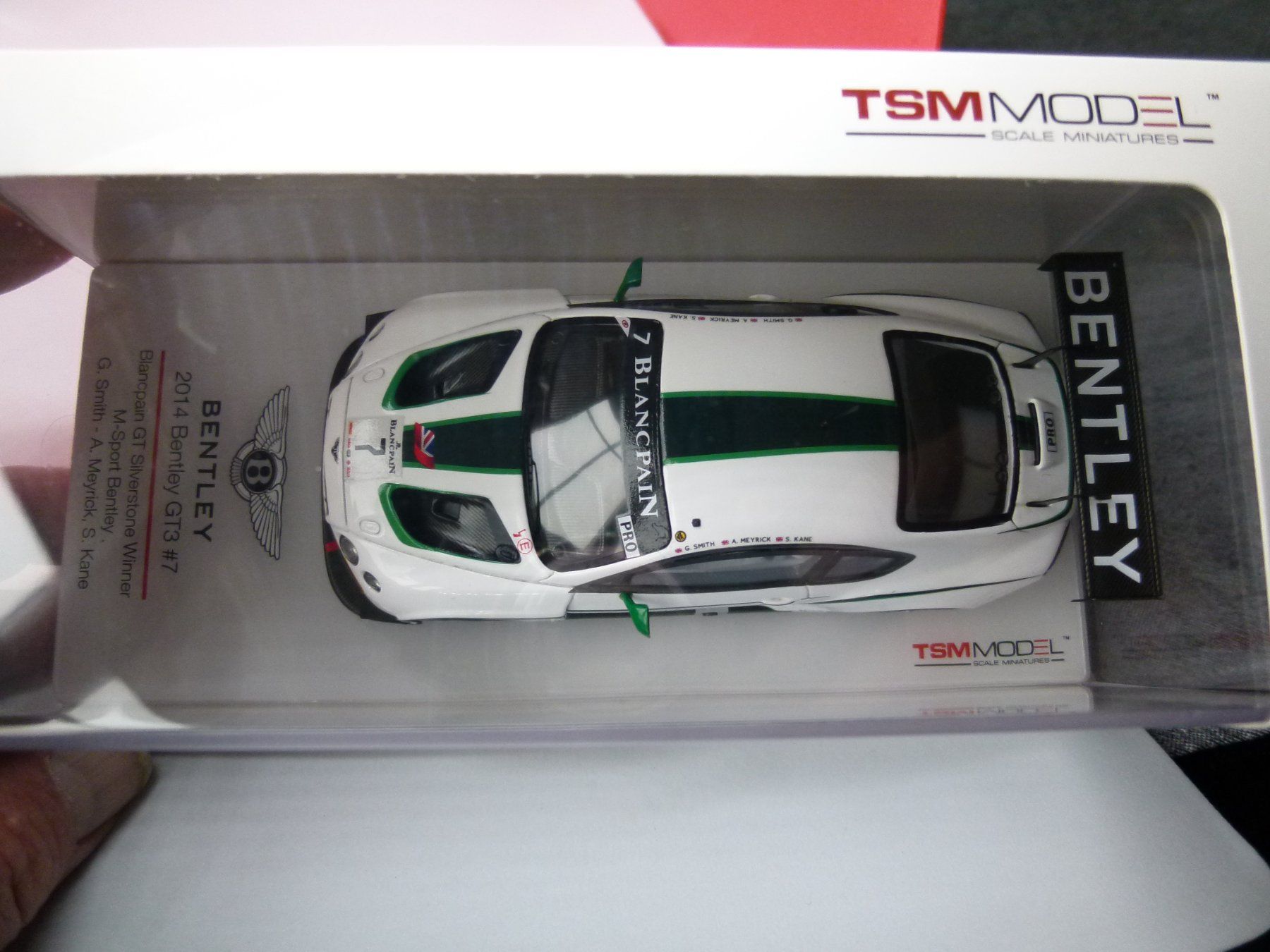Bentley Modellini d'auto: BENTLEY GT3 - Blancpain Silverstone -TRUE SCALE MODEL =teuer – Nuovo (secondo la descrizione) da Reiden venduto da Aston2 1