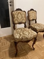 Antike Stühle, 2 Stk., Nussbaumholz, Vintage Look!