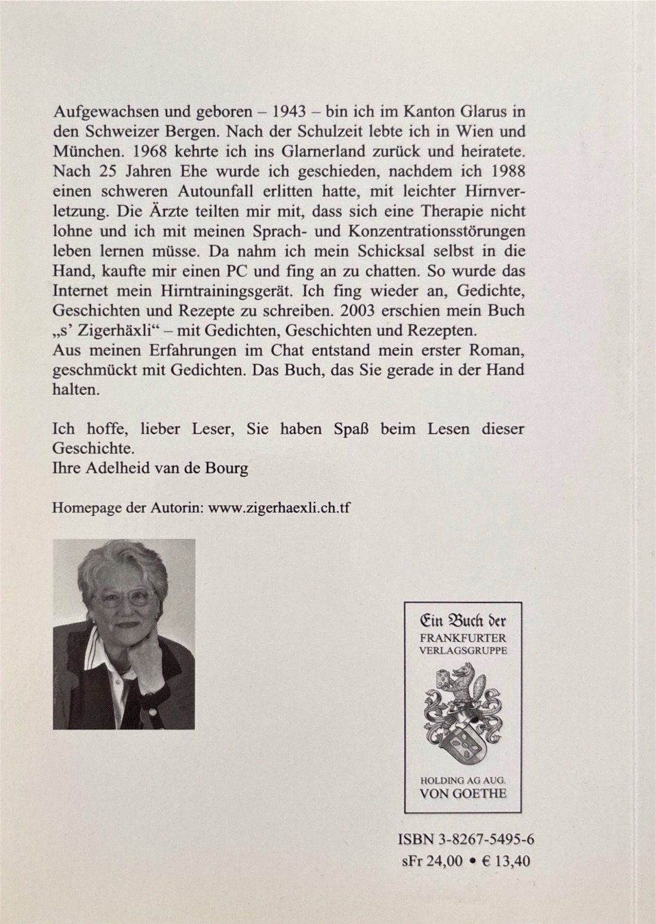 Bücher: van de Bourg Adelheid, Liebe-Frust und Leidenschaft - – Neu (gemäss Beschreibung) aus Sarnen von Livres 1