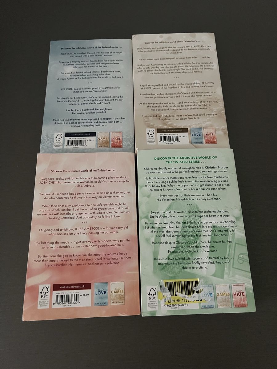 Libri: Ana Huang Twisted Series – Usato da Malters venduto da sha_8znf 1
