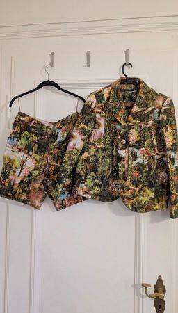 Tailleur Carven Blazer et Short 2 pièces jungle 36