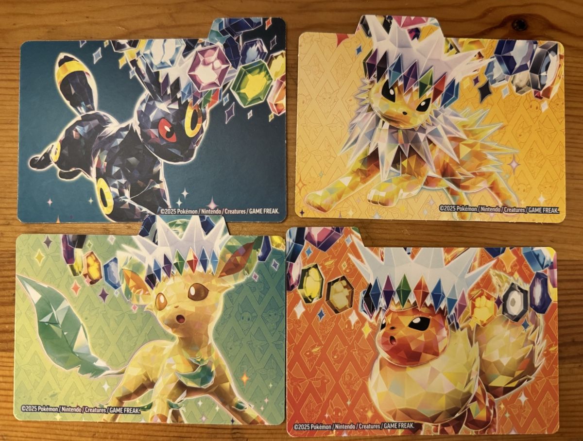 Pokémon Carte collezionabili: Lot de 4 séparateurs Pokémon – Nuovo (secondo la descrizione) da Lausanne venduto da Dri_Shop 1