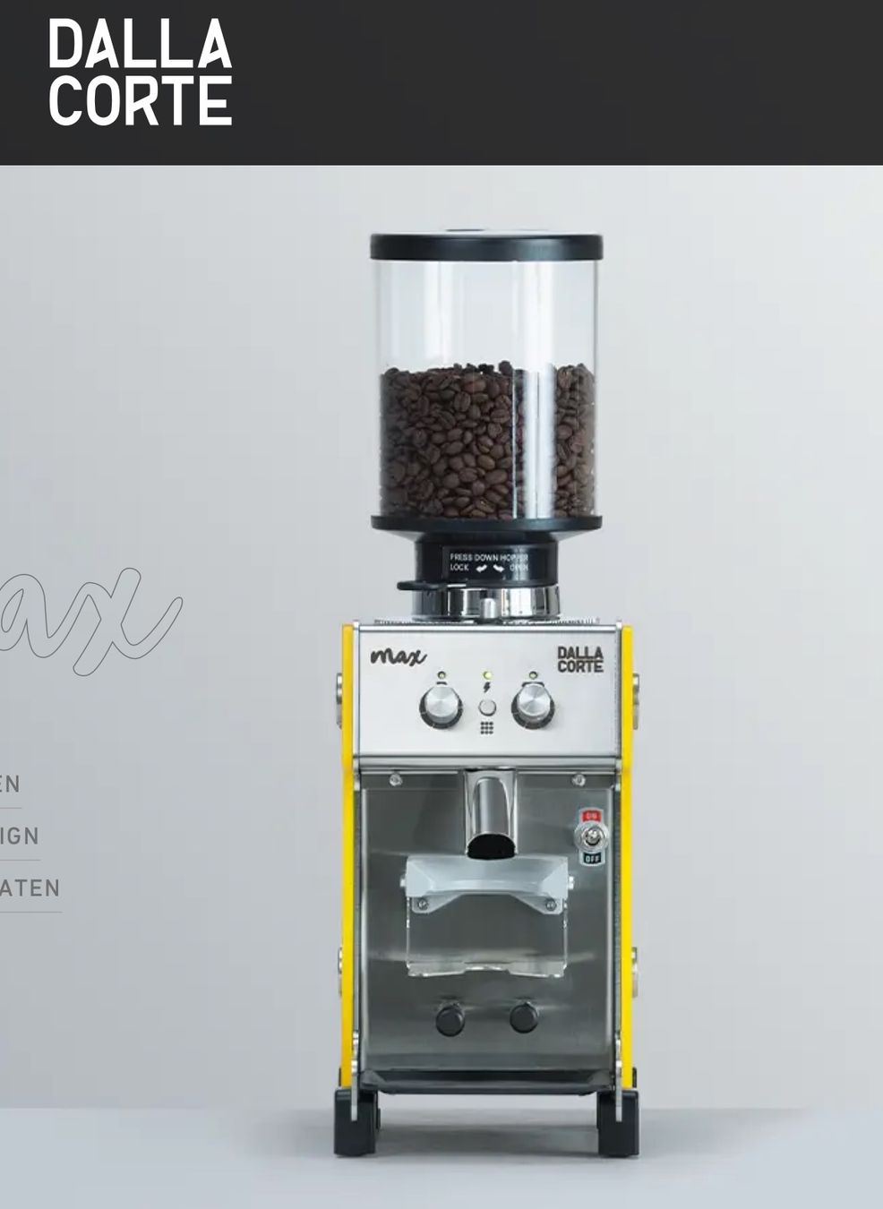 Dalla Corte Kaffeemaschinen & Espressomaschinen: MAX Dalla Corte Kaffeemühle – Gebraucht aus Basel von margy12 4