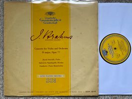 Brahms Concerto For Violin And Orchestra Oistrakh UK LP 🛀
