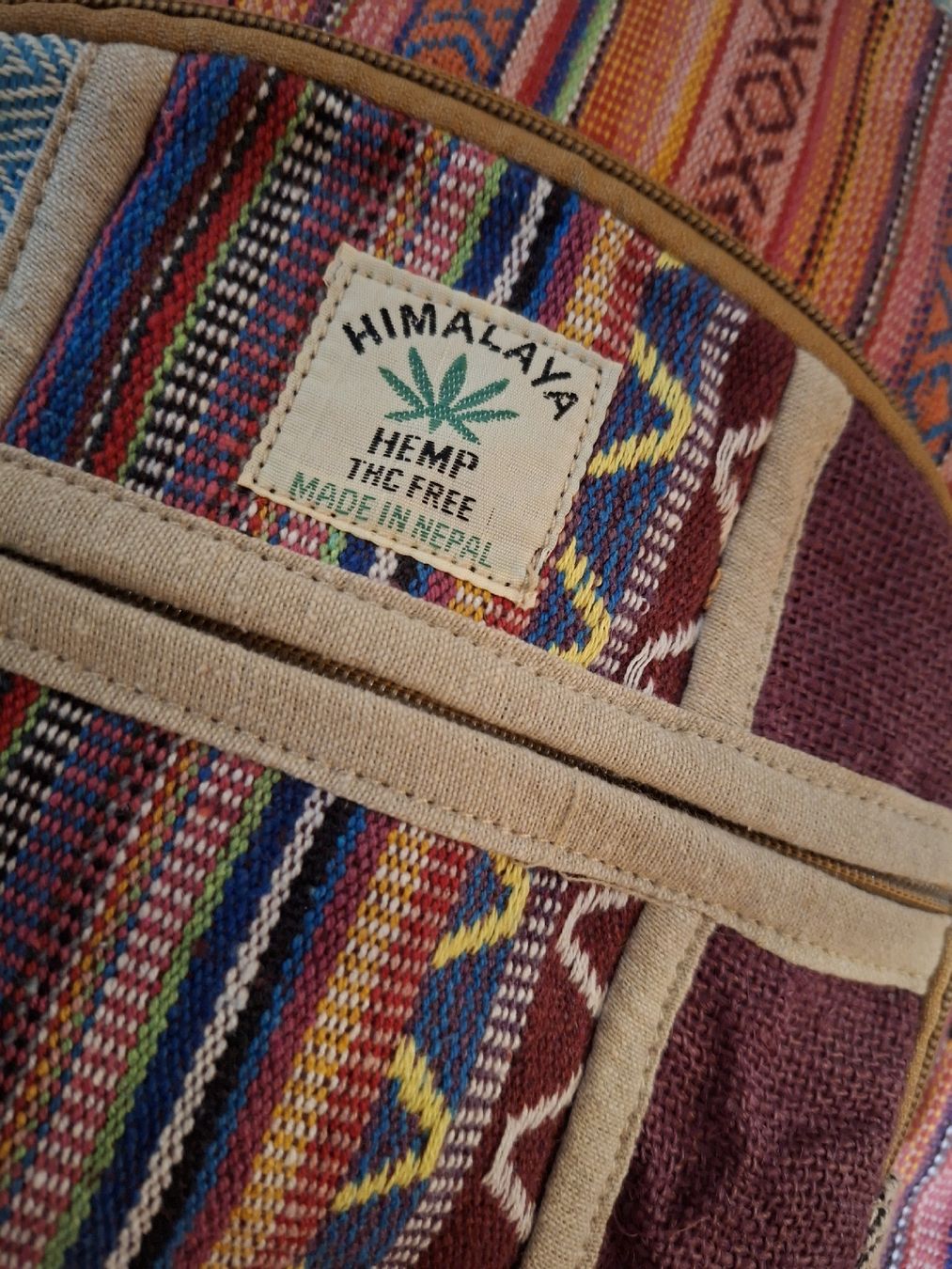 Zaini: Rucksack Himalaya Hanf bunt  – Usato da Leuk-Stadt venduto da See_Lin 2
