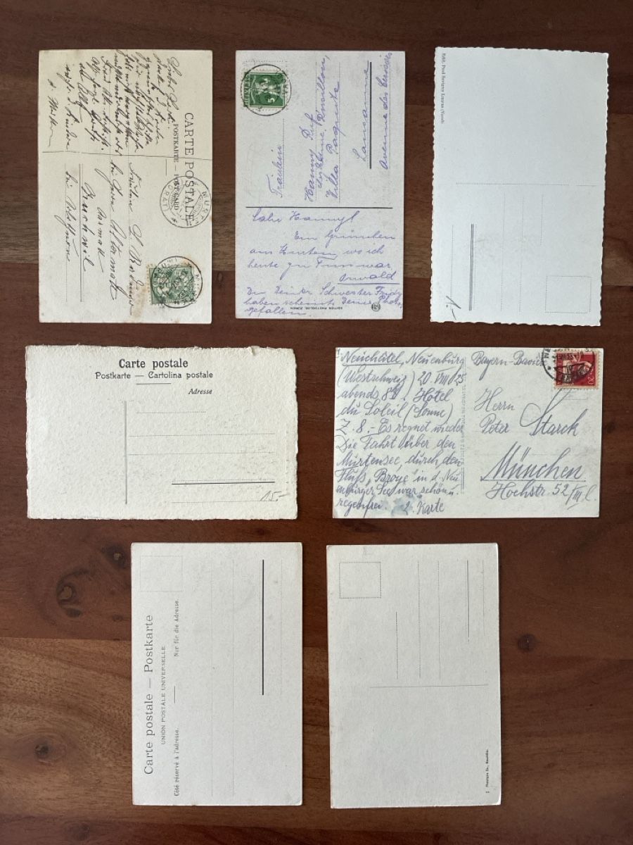 Cartoline postali: 13 Ansichtskarten Schweiz von Murten FR – Usato da Oftringen venduto da Cla.vD.74 3