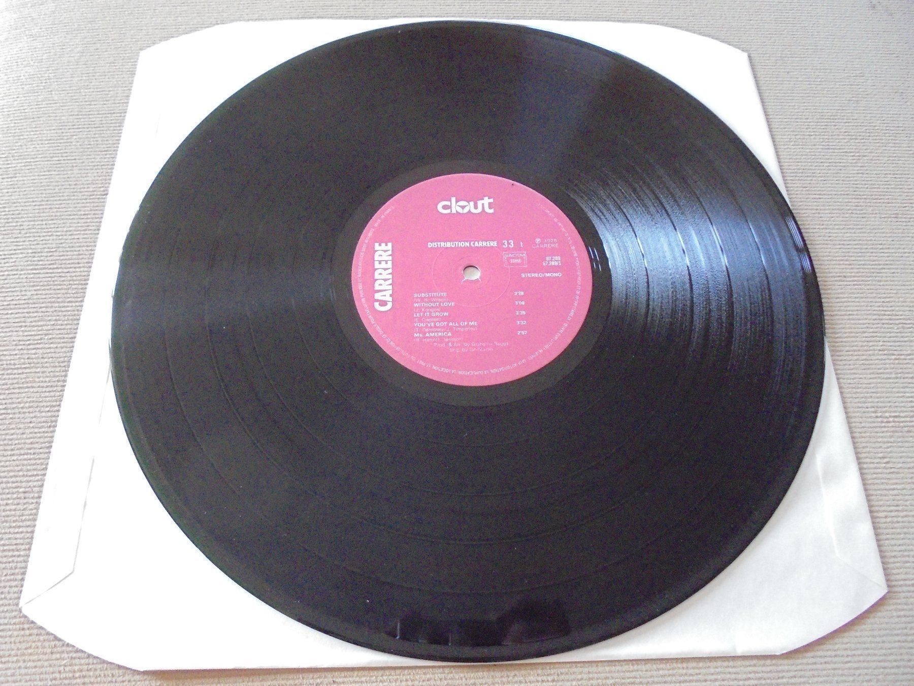 Dischi in vinile: CLOUT " Substitute " LP France 1978 – Usato da Crissier venduto da Promopost 3