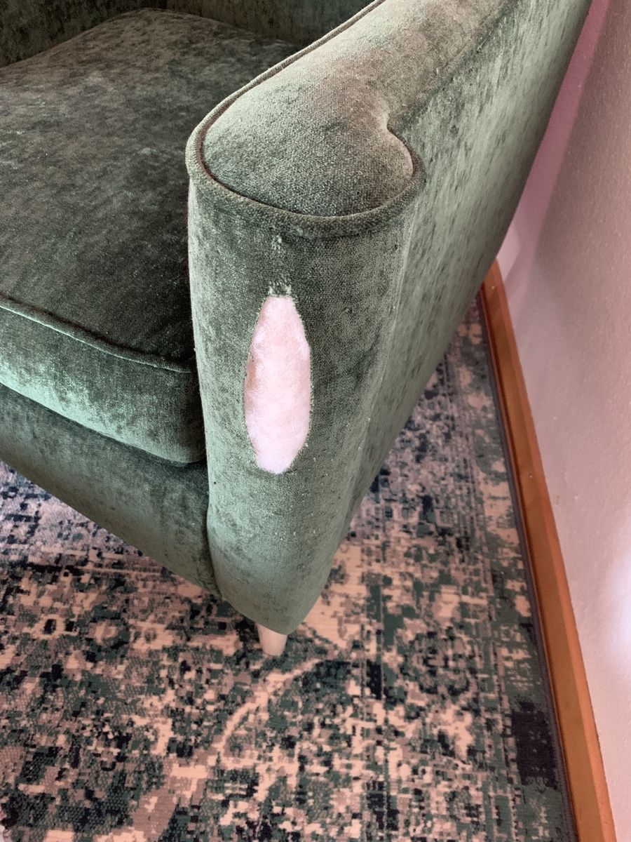 Poltrone: Retro Sessel Grün mit Blumenhocker – Usato da Luzern venduto da deb_dg6g 2