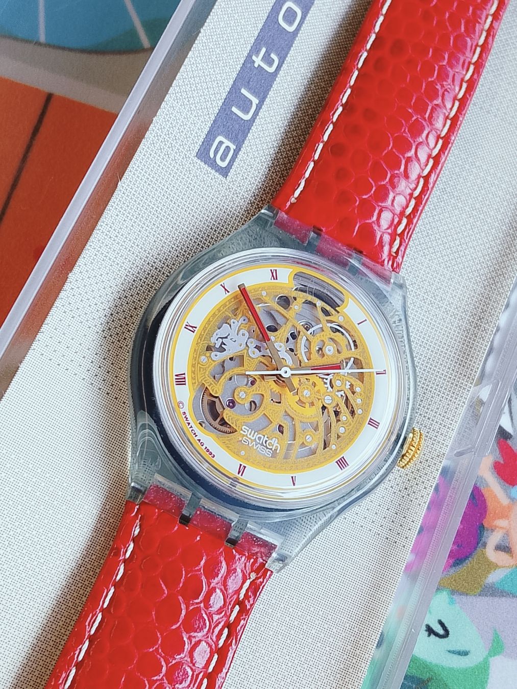Swatch Orologi: Automatic Swatch "Abendrot" full Set  – Nuovo (secondo la descrizione) da Biel/Bienne venduto da Vintage-timearts
