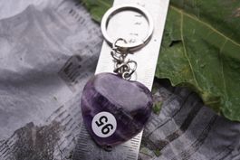 Amethyst Herz Schlüsselanhänger      ab 1.-  Auktion