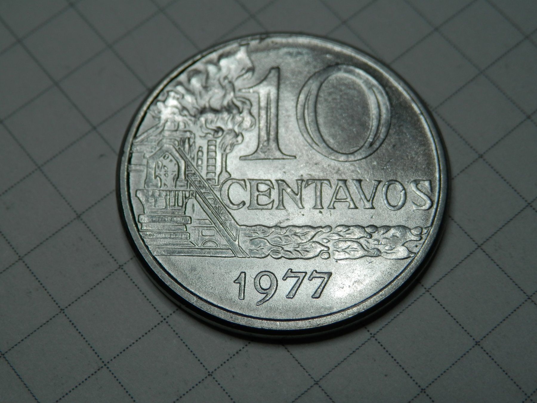 Tutti le monete: Brasilien  10 Centavos, 1977 – Usato da Weiach venduto da weiach81