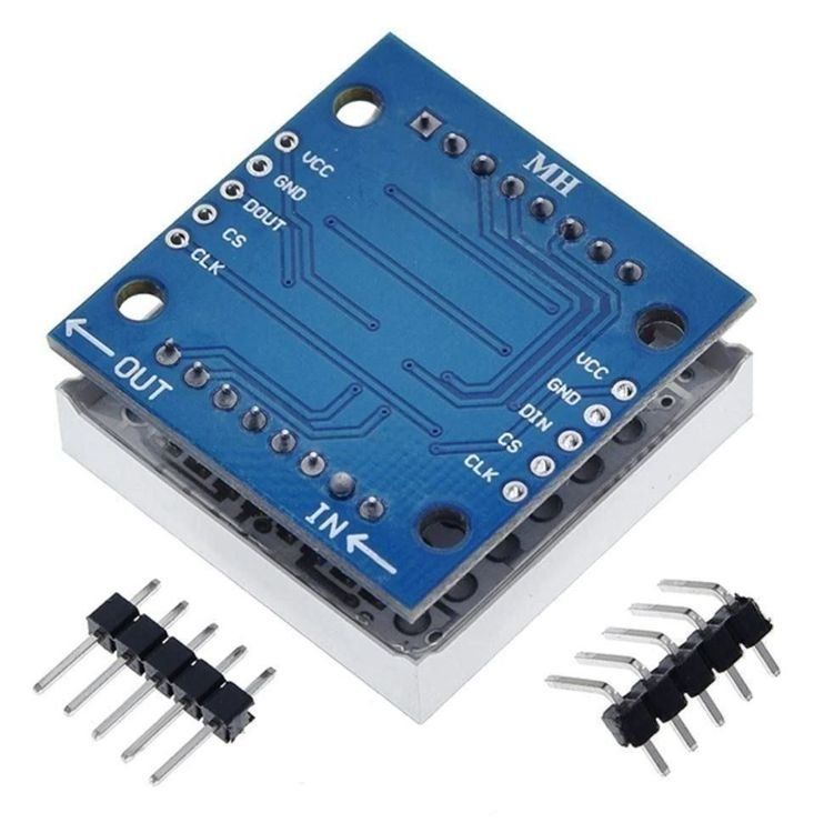Componenti elettronici: LED Dot Matrix 8x8 (rot) mit Treiber IC – Nuovo e nell'imballaggio originale da Sursee venduto da allduino 2