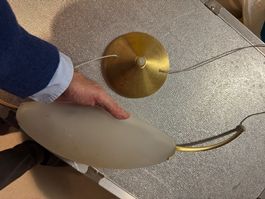 STUPENDA LAMPADA OPALINA DA SOFFITTO ANNI 90