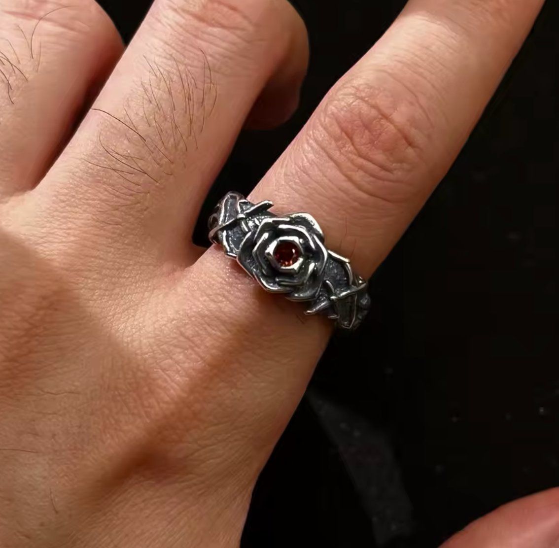 Anelli: Verstellbarer Ring Rose – Nuovo e nell'imballaggio originale da Eschenbach SG venduto da ...- 1