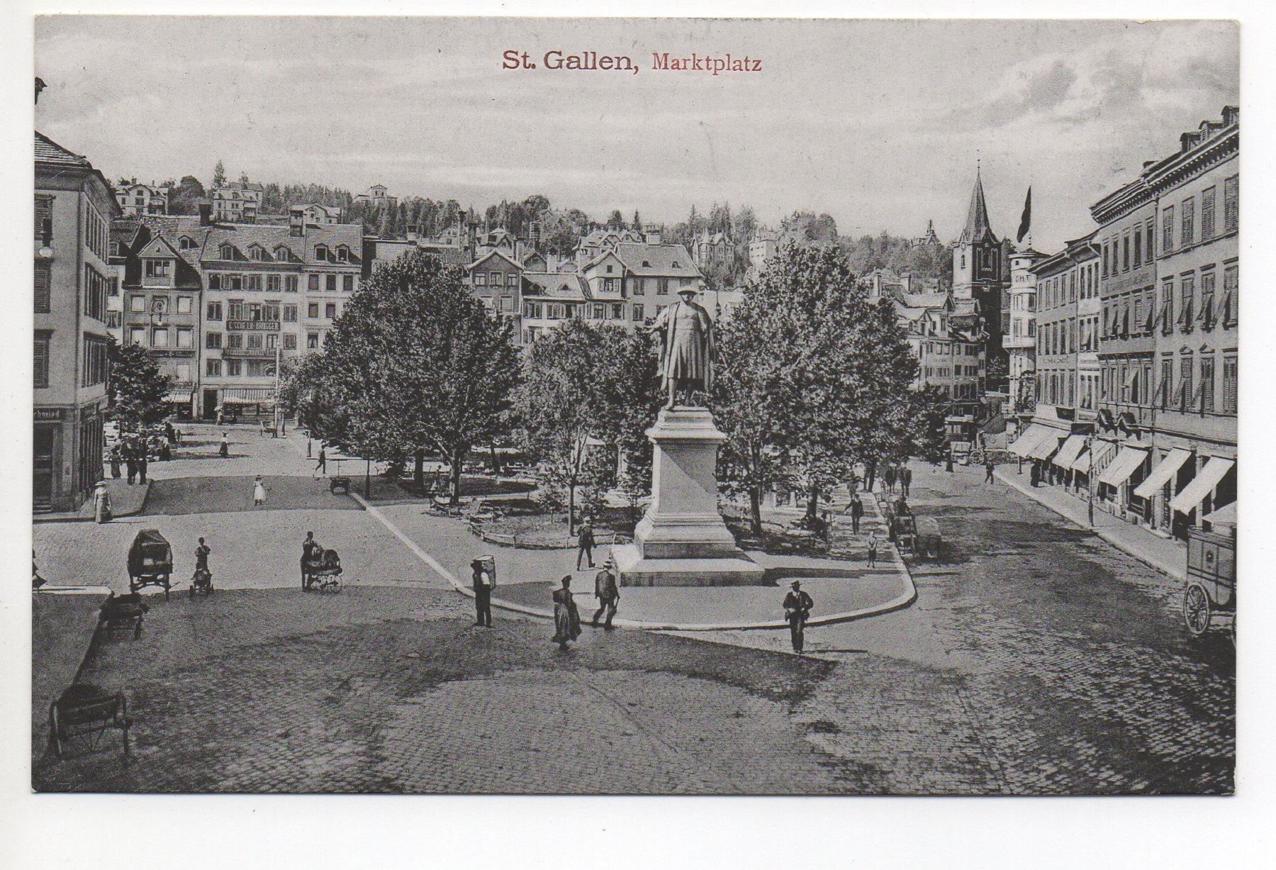 Ansichtskarten: ST. GALLEN Marktplatz – Neu (gemäss Beschreibung) aus Jona von philajona