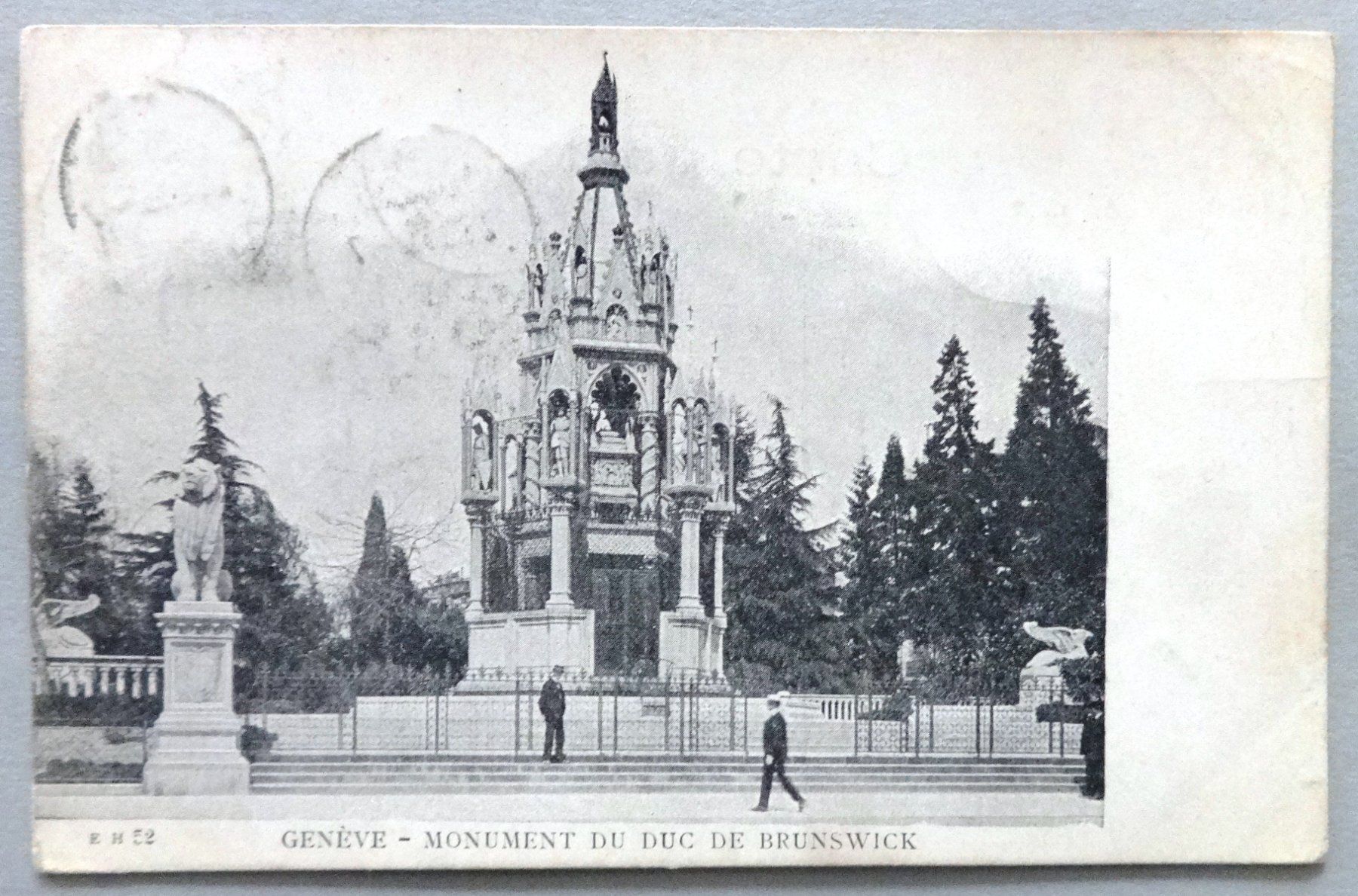 Ansichtskarten: Genève - Monument du Duc de Brunswick – Gebraucht aus Fétigny von Billy2miny