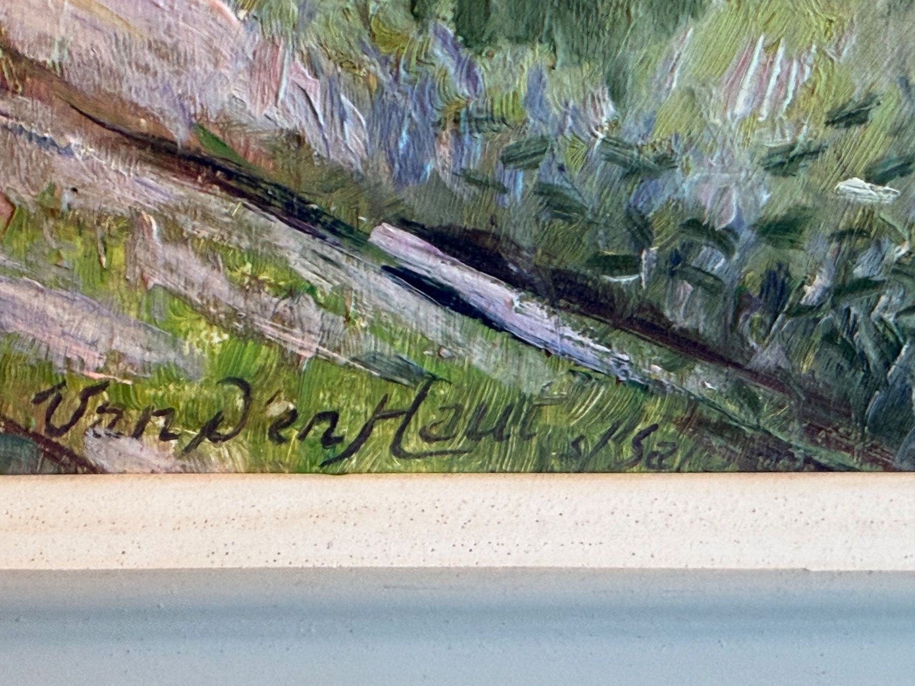 Gemälde: Ölgemälde alpines Dorf signiert – Gebraucht aus Basel von PAUL_ART 5