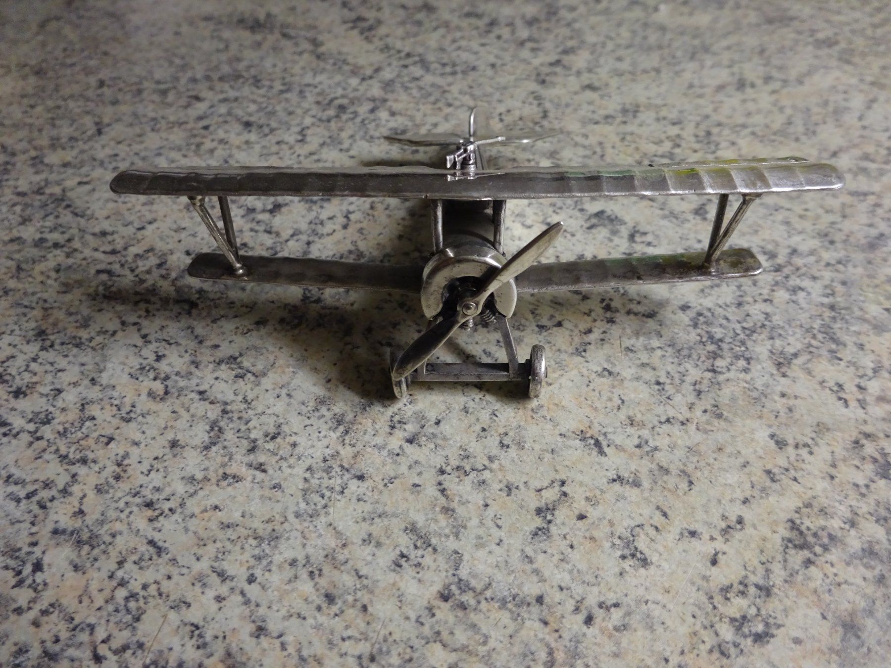 Kit di modellismo & Modellini statici: Doppeldecker Flugzeug / 800-Silber – Usato da Esslingen venduto da eintagammeer 7
