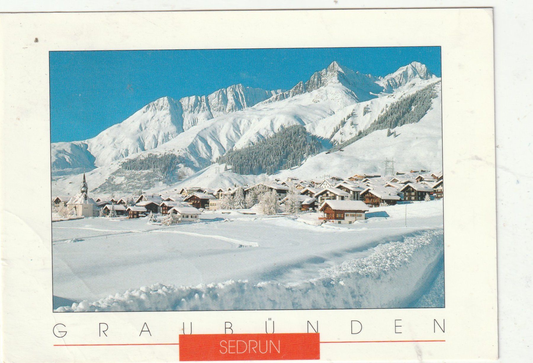 Cartes postales: 2 Karten Sedrun – D'occasion à Lumbrein par made02 1