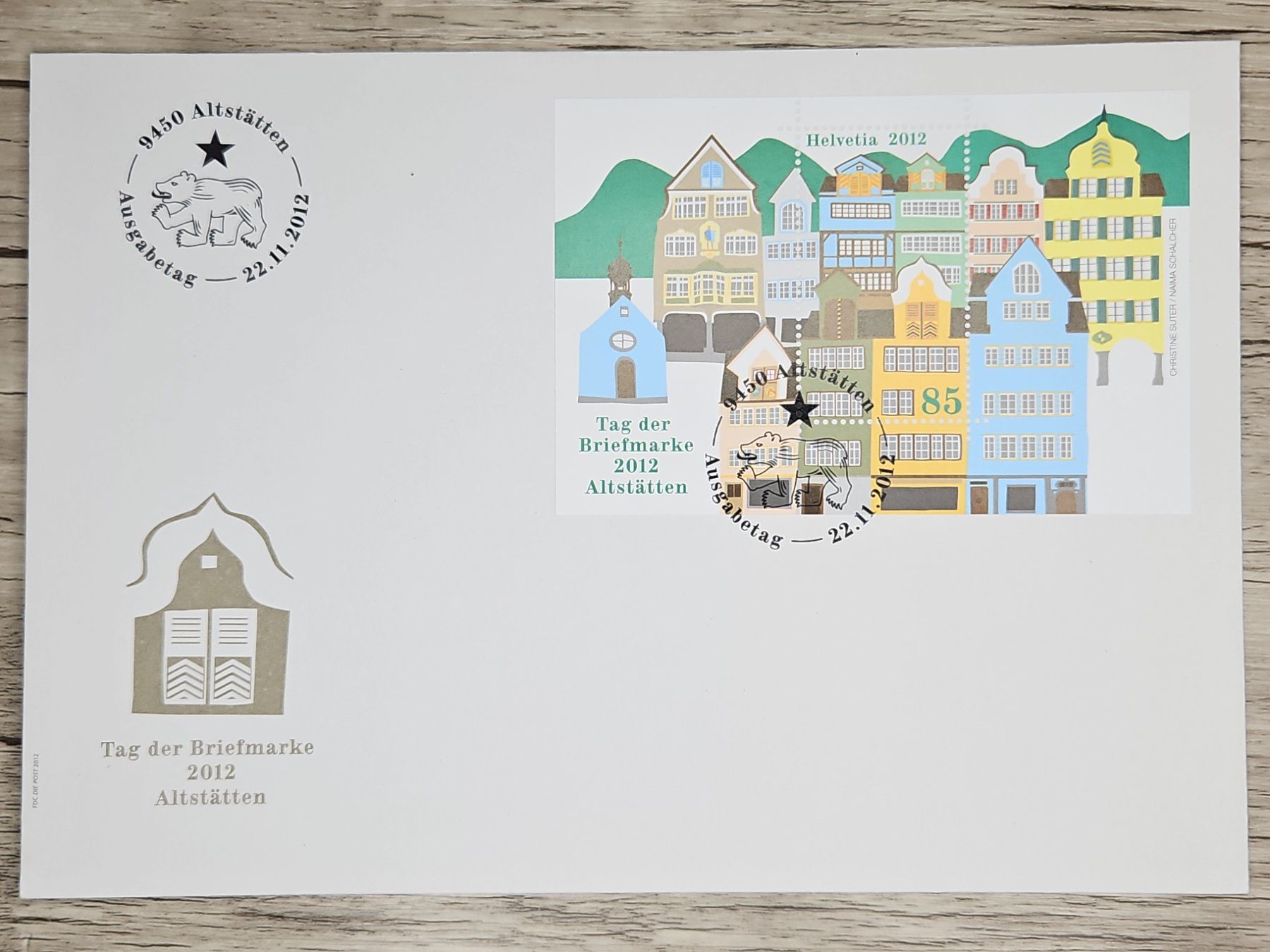 Tutti i francobolli: CL04 Enveloppe + Timbre Suisse 2012 – Usato da Cousset venduto da Patrick_Collections