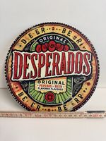Desperados Blechschild rund Durchmesser 20cm Deko Bar Kneipe