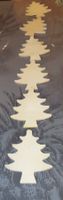 Guirlande sapins en bois, décoration, neuf