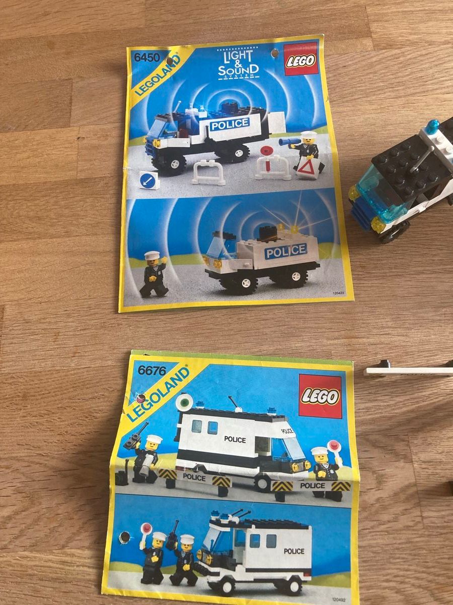 Lego Giocattoli: LEGO Polizei-Sets 6450 & 6676,wie abgebildet – Usato da Staad SG venduto da gab_7dr9 2