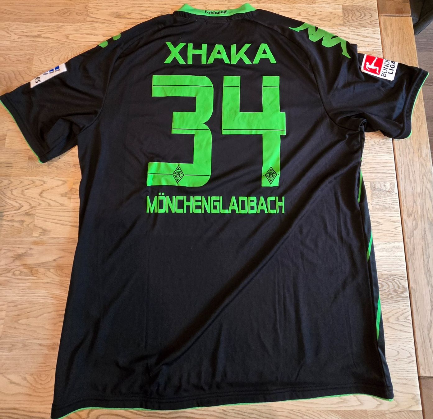 Kappa Canottiere & Pantaloni: Gladbach | Xhaka | 2013/15 | Fits XL | mit Patch – Usato da Zollbrück venduto da MiKron
