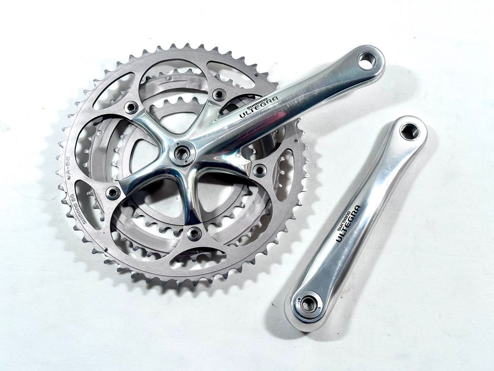 Pédalier Shimano 600 FC-6207 - 172,5mm - Vintage 80's - Pour Vélo Course Eroica