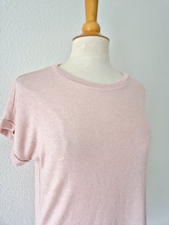 Vero Moda T-Shirts: T-Shirt Strick rosa – Gebraucht aus Langenthal von lauras00