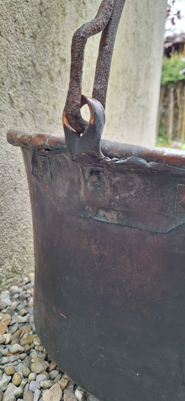 Vasi per fiori: 5 kg -Kupferkessel,antik zum Kochen oder Deko ! – Usato da Emmenbrücke venduto da abu_9mj8 4