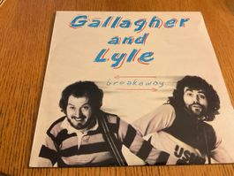 Vinyl Schallplatte Gallagher and Lyle Breakaway guter Zustan