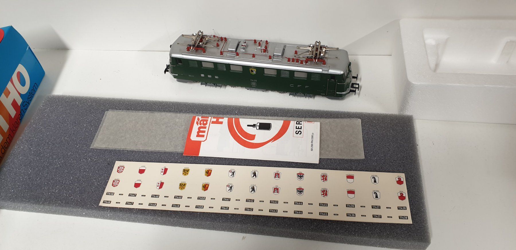Märklin Modellini di ferrovie: Märklin SBB Ae6/6 H0/AC  3350 – Usato da Geroldswil venduto da TopTrain54 3