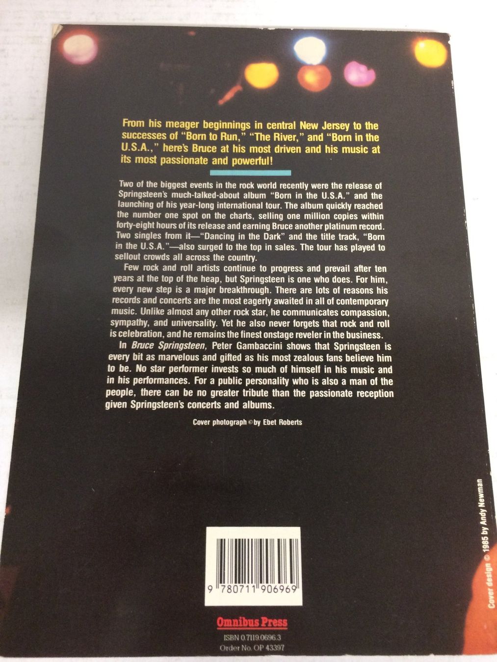Libri: BRUCE SPRINGSTEEN by PETER GAMBACCINI  154 pages book – Usato da Vezia venduto da Aquarius_Age 1
